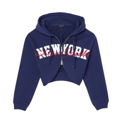 THE CANAL ST CROPPED ZIP-UP